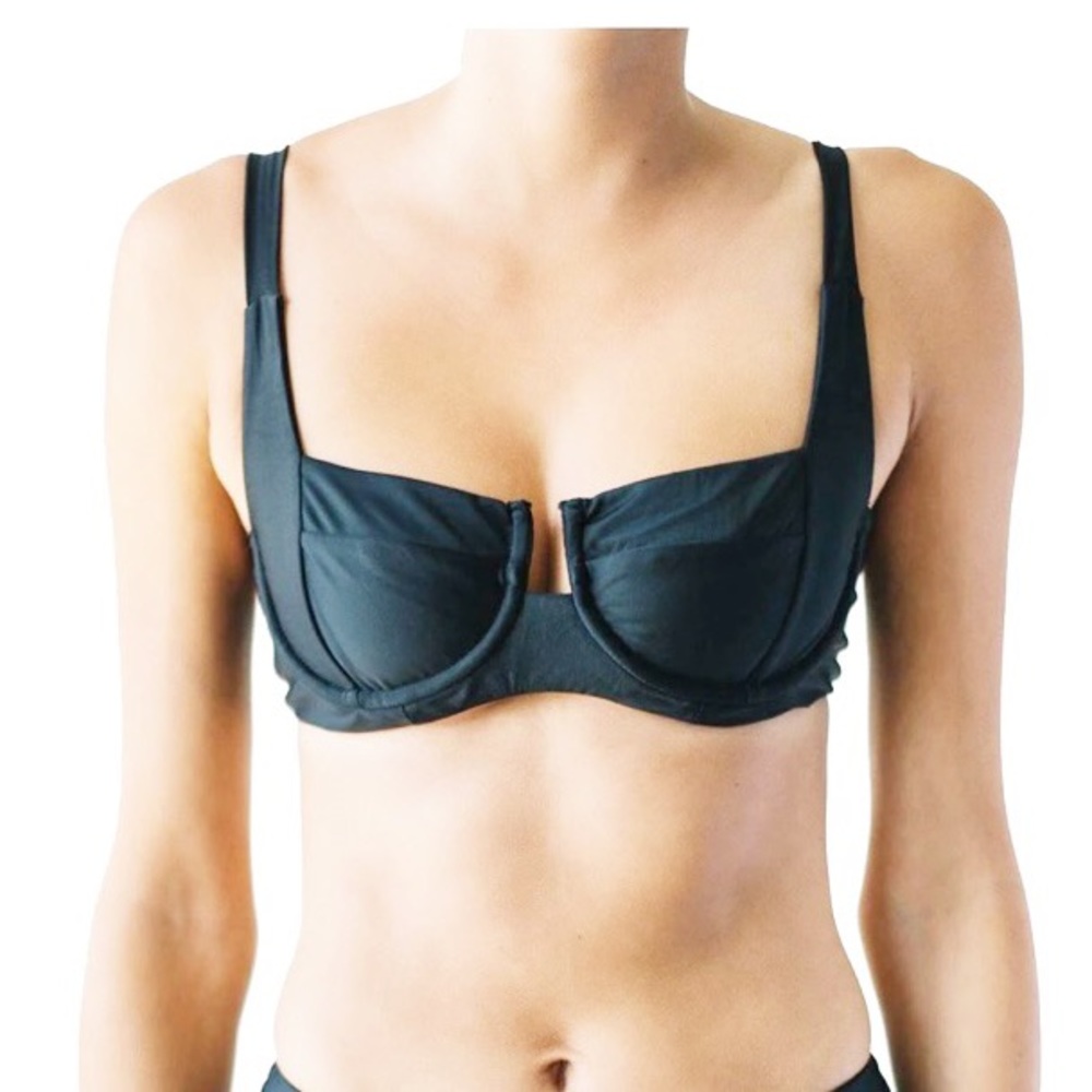Shop Moonstone “Sarah” Strappy Bikini Swim Top Small